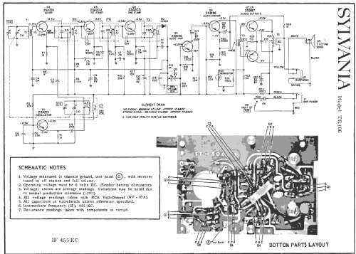 8 Transistor TR106 ; Sylvania Hygrade, (ID = 209455) Radio