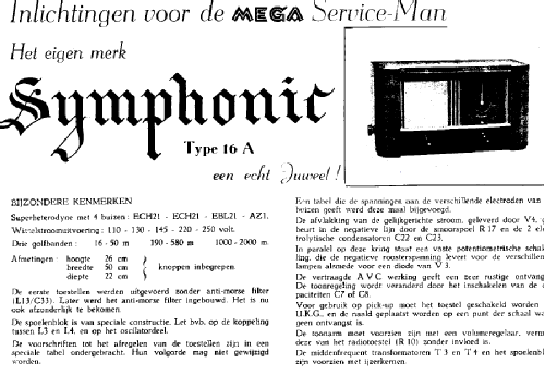 16A; Symphonic; Belgium (ID = 2103912) Radio