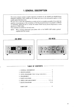 AS-M50; TEAC; Tokyo (ID = 3001503) Ampl/Mixer