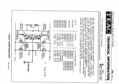 Integrated DC Servo Amplifier A-7; TEAC; Tokyo (ID = 1917148) Ampl/Mixer