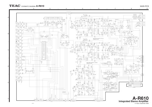 Integrated Stereo Amplifier A-R610; TEAC; Tokyo (ID = 1917114) Ampl/Mixer