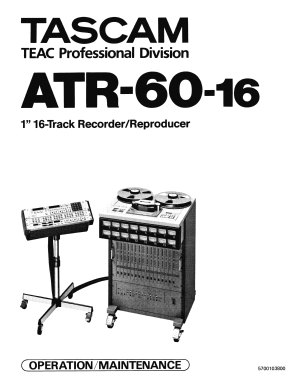 TASCAM ATR 60-16; TEAC; Tokyo (ID = 2749950) Ton-Bild