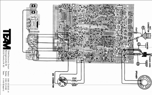 CB-Mobilfunkgerät TRS 404; Team Electronic GmbH (ID = 952847) Citizen