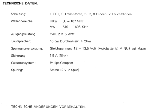 Astrosound C3; TEC Dieter Beer; (ID = 1576792) Autoradio