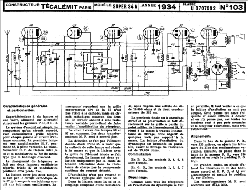 Super 34A; Técalémit Radio; (ID = 222690) Radio