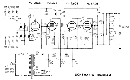Audio Generator TE-22D; Tech Instruments Co. (ID = 2155897) Equipment