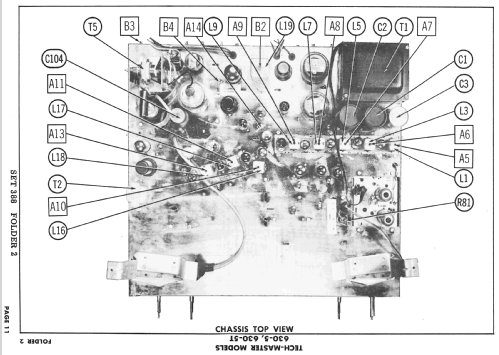 630-5T; Tech-Master Products (ID = 2529574) Television