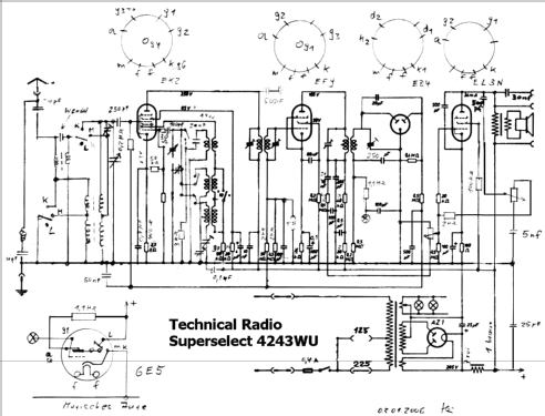 Superselect 4243 WU; Technical Radio ou? (ID = 181907) Radio