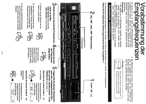 AM/FM Stereo Receiver SA-290; Technics brand (ID = 948824) Radio