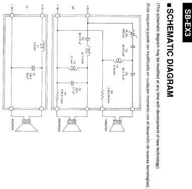 SB-EX3; Technics brand (ID = 1291135) Parlante