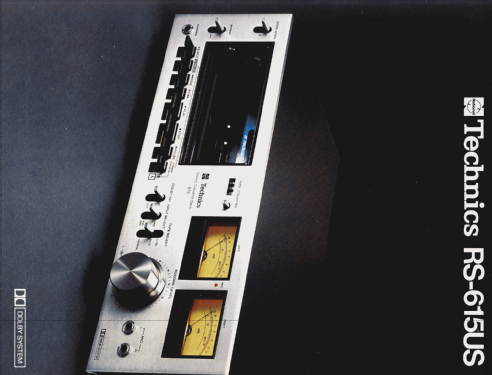 Stereo Cassette Deck RS-615US; Technics brand (ID = 2365372) Enrég.-R