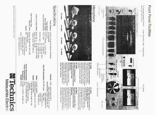 Stereo Cassette Deck RS-615US; Technics brand (ID = 2365373) Enrég.-R