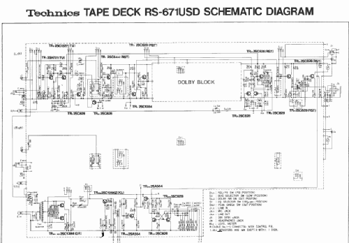 Stereo Cassette Deck RS-671USD; Technics brand (ID = 2488080) Reg-Riprod