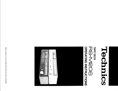 Stereo Cassette Deck RS-M206; Technics brand (ID = 1731137) R-Player