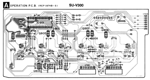 Stereo Integrated Amplifier SU-V300; Technics brand (ID = 1639671) Ampl/Mixer