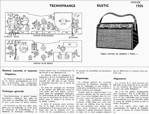 Rustic ; Technifrance; (ID = 276736) Radio