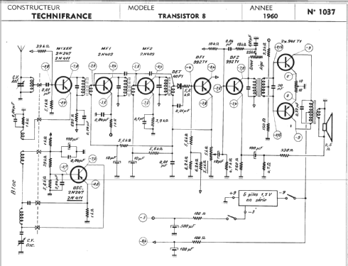 Transistor 8 83; Technifrance; (ID = 288156) Radio