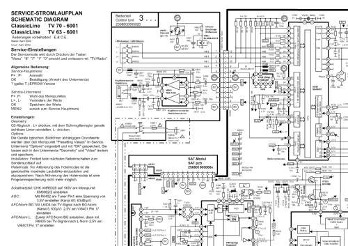 ClassicLine TV63-6001; TechniSat Digital (ID = 1230559) Televisore