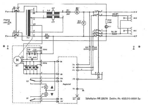 Netzregler NR 220/20; Technisch- (ID = 1960227) Equipment