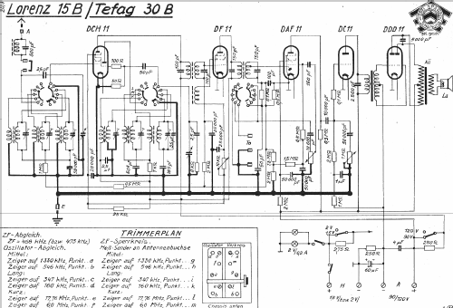 30B; Tefag; Telephon (ID = 1092019) Radio