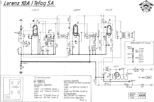 5A; Tefag; Telephon (ID = 1088070) Radio