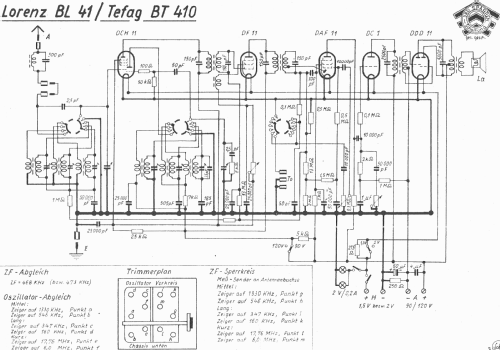 BT410; Tefag; Telephon (ID = 1092083) Radio