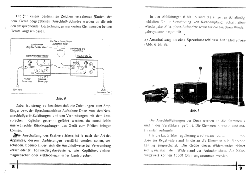 Kraftverstärker-Netzanschl-Aggr. 1358; Tefag; Telephon (ID = 282273) Ampl/Mixer