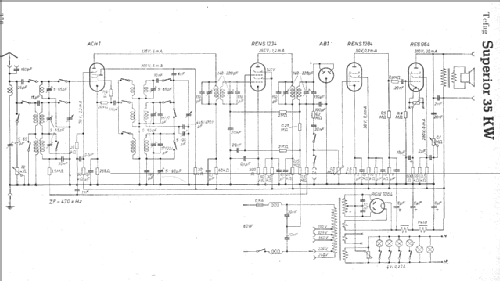 Superior 35KW; Tefag; Telephon (ID = 7132) Radio