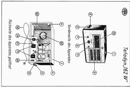 Tefadyn 162W; Tefag; Telephon (ID = 1592654) Radio