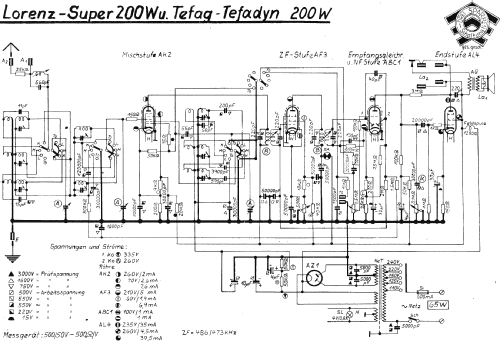 Tefadyn 200W; Tefag; Telephon (ID = 1093176) Radio