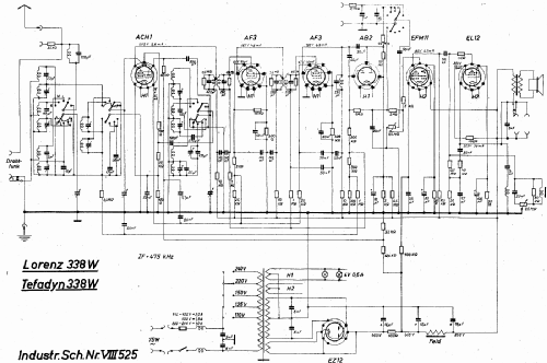 Tefadyn 338W; Tefag; Telephon (ID = 2308145) Radio