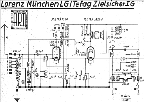 Zielsicher I G ; Tefag; Telephon (ID = 1583662) Radio