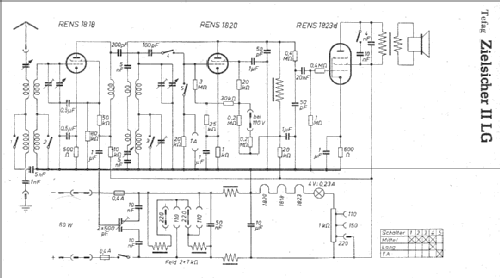 Zielsicher II LG ; Tefag; Telephon (ID = 7166) Radio