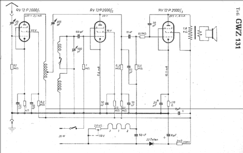 Zwerg GWZ131; Tefi-Apparatebau; (ID = 6534) Radio