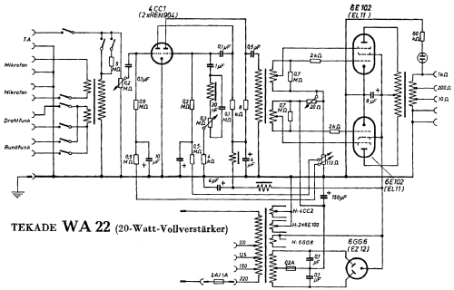 WA22; TeKaDe TKD, (ID = 1960388) Ampl/Mixer