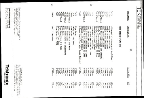 Delaying Time Base 7B85; Tektronix Guernsey (ID = 2579969) Ausrüstung