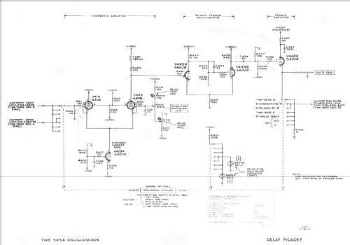 Oscilloscope 545A; Tektronix; Portland, (ID = 679614) Equipment