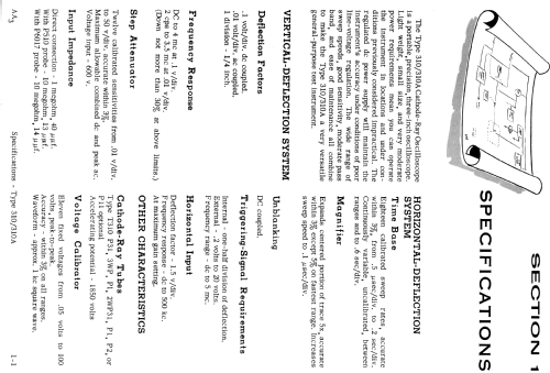 Oscilloscope 310A; Tektronix; Portland, (ID = 1563179) Ausrüstung