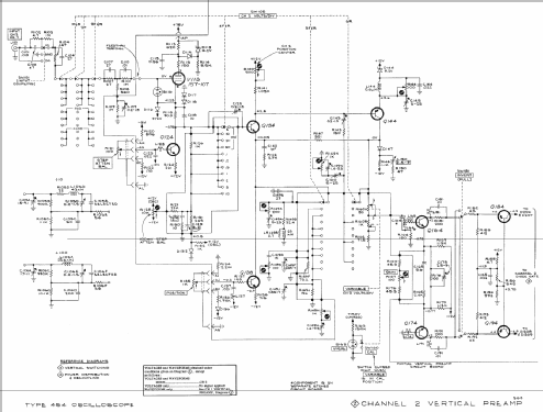 Oscilloscope Type 454; Tektronix; Portland, (ID = 851276) Equipment