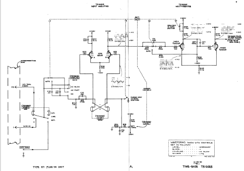 Time-Base Oscilloscope Plug-In 67; Tektronix; Portland, (ID = 852461) Equipment