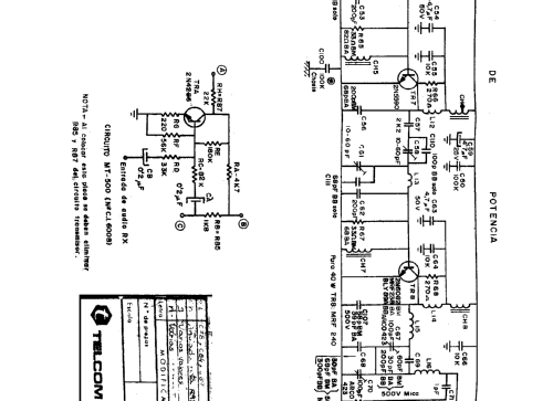 EM-500; Telcom S.A.; (ID = 2513274) Commercial TRX