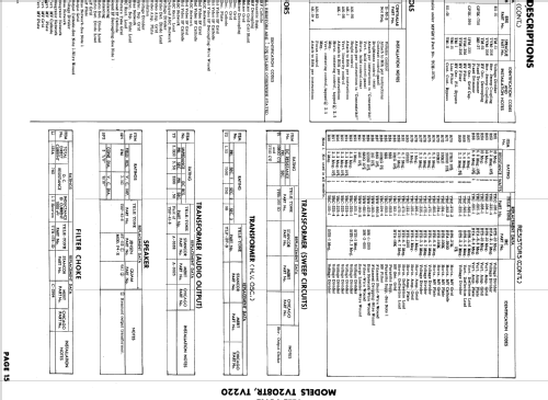 TV-220 Ch= TR; Tele-Tone Radio Corp (ID = 580060) Télévision