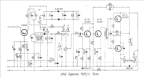 Orion UKW Superton 1051; Telefongyar, Terta (ID = 163668) Radio