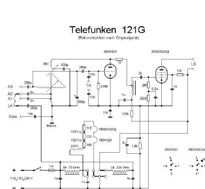 T-121-G ; Telefunken (ID = 281680) Radio