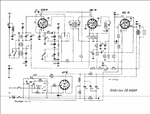 2B54GWK; Telefunken (ID = 2014346) Radio