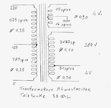 33WL T33WL ; Telefunken (ID = 1283101) Radio