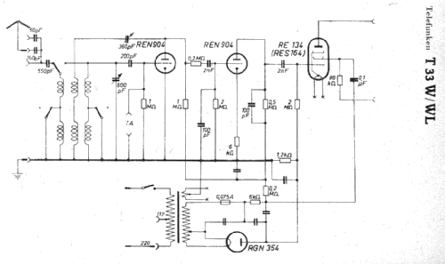 33WL T33WL ; Telefunken (ID = 7607) Radio