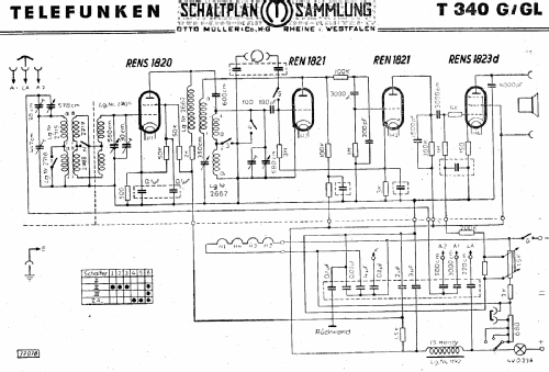 Katzenkopf 340GL ; Telefunken (ID = 2887129) Radio