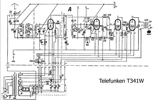 Katzenkopf 341W ; Telefunken (ID = 117382) Radio