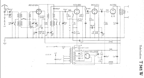 341WK ; Telefunken (ID = 7616) Radio